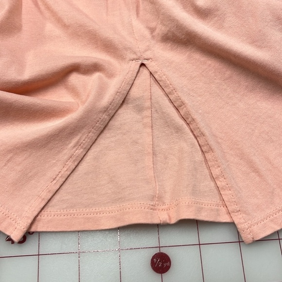 J. JILL Pure Jill Boatneck Layered 3/4 SLV Cotton Rich Peach Tunic SZ XL - Picture 7 of 15